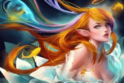 פאזל של Girl with long Hair