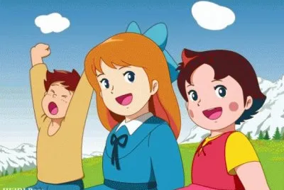 Heidi, Clara y Pedro