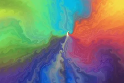 Rainbow colours