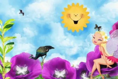 Cute fary in Summer