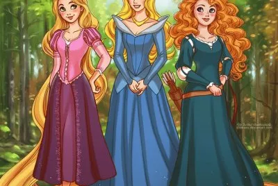Rapunzel Aurora Merida