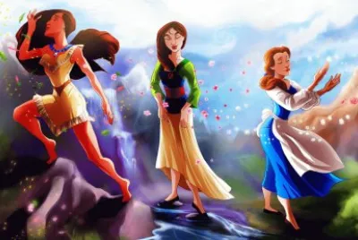 Pocahontas Mulan Belle