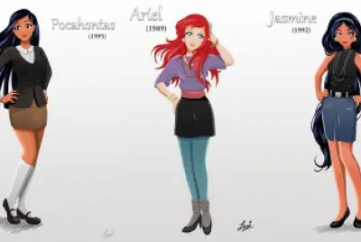 Pocahontas Ariel Jasmine
