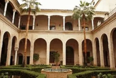 patio palacio marques de la algaba jigsaw puzzle
