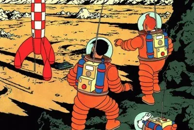 Exploradores en la Luna