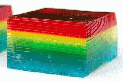 Gelatina arco iris