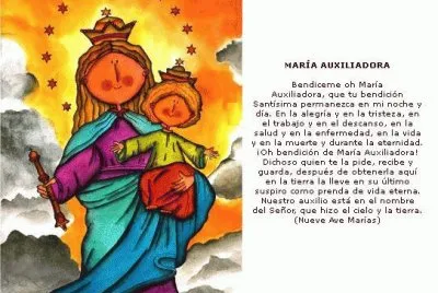 Virgen bella Mariauxi. jigsaw puzzle