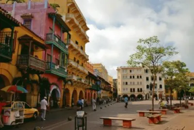 Square in Cartagena  Colombia