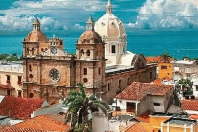 Church in Cartagena  Colombia