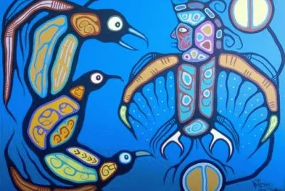 Canadian Indian art jigsaw puzzle