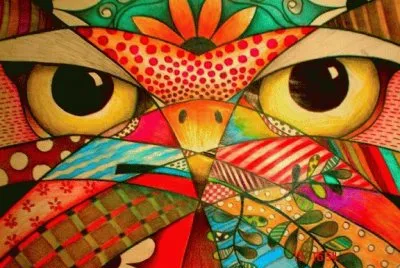 Doodle Tangle Owl
