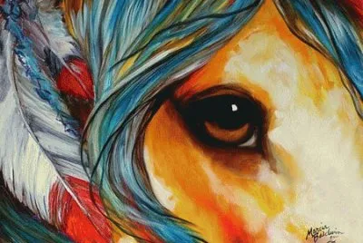 Horse Eye  native art