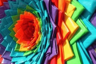 Rainbow colored