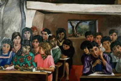 פאזל של Antonio Berni  "Escuelita rural "