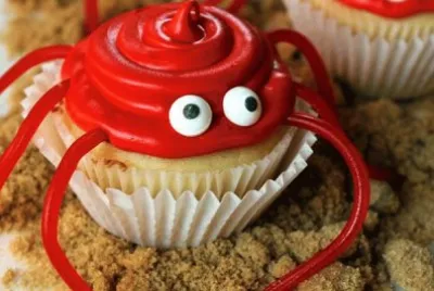 Crab Summer Cupcake