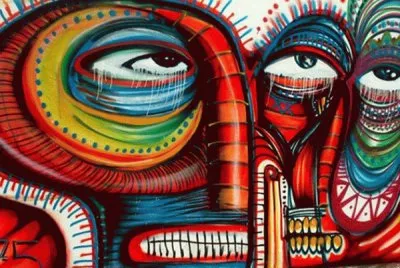 Street art in Colombia