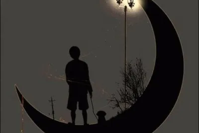 Menino na lua jigsaw puzzle