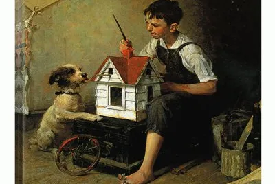 Painting Little House jigsaw puzzle