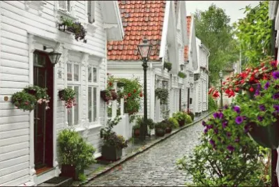 Street in Stavanger  Norway
