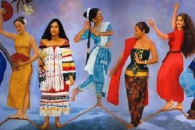 Various costumes of Suriname