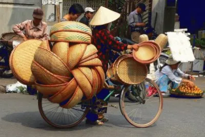 Basket vendor  Hanoi