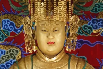 Inside a Taiwan Temple
