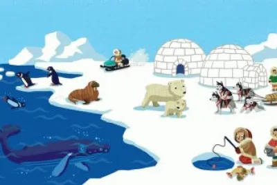 Talk plate at the Inuit School
