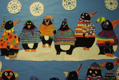 Inuit Kids painting