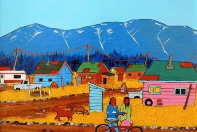 Native Canadian painting jigsaw puzzle