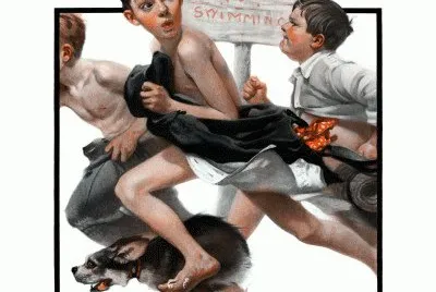  "No Swimming  "- June 4, 1921 jigsaw puzzle