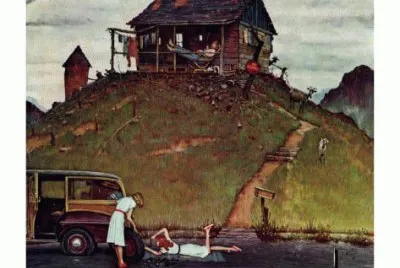  "Changing a Flat  "- August 3, 1948 jigsaw puzzle