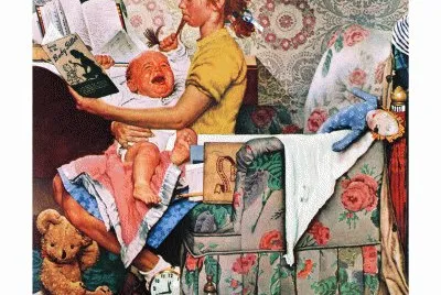  "Babysitter  "- November 8, 1947 jigsaw puzzle