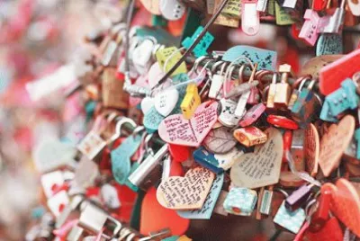 Candados Torre Namsan, SeÃºl Corea jigsaw puzzle