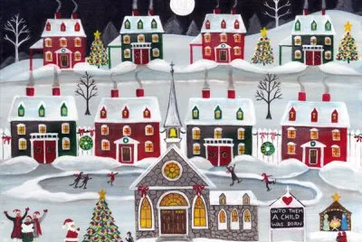 Winter Christmas Village