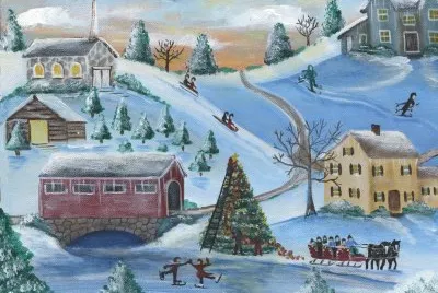 Old Town Christmas Tree jigsaw puzzle