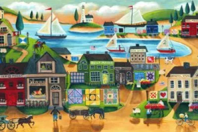 Ye ' Old Country Village of Yesteryear jigsaw puzzle