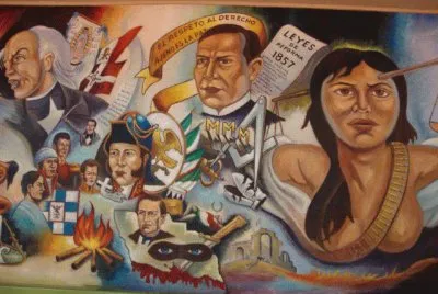 ARTÃSTICO MURAL:HÃ‰ROES DE MÃ‰XICO.