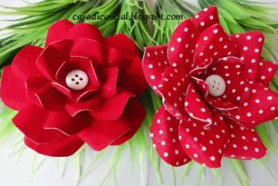 Flores de tecido