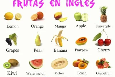 frutas in english