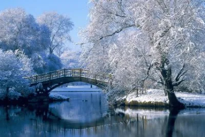 Puente nevado