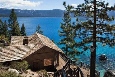 פאזל של Howard Hughes ' Lake Tahoe estate