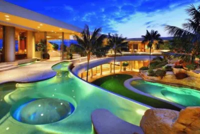 night at the resort