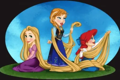 Rapunzel Anna Ariel