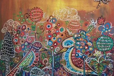 Whimsical jigsaw puzzle