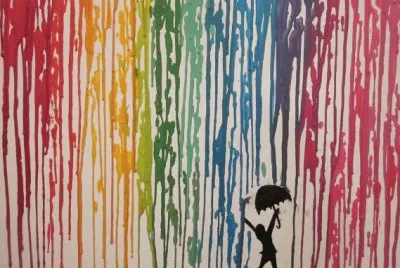 Chuva colorida jigsaw puzzle