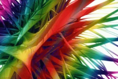 Abstract color jigsaw puzzle