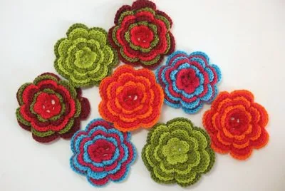 פאזל של Flores de croche