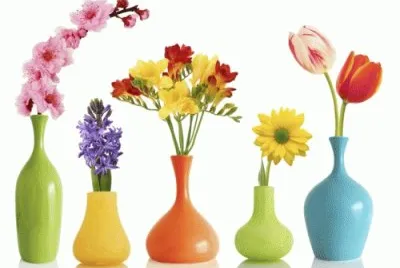 פאזל של Vasos com flores