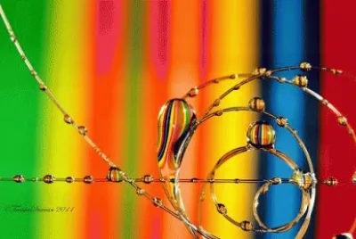 Colored jigsaw puzzle