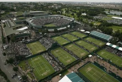 Wimbledon, tenis. jigsaw puzzle